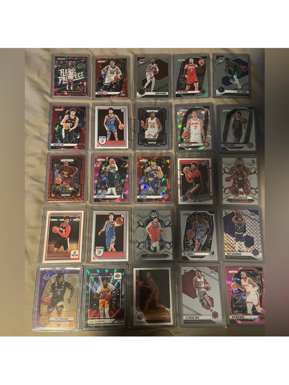 NBA Basketball Cards Lot 25 Top Players From The Last 6 Years REFRACTORS ROOKIES